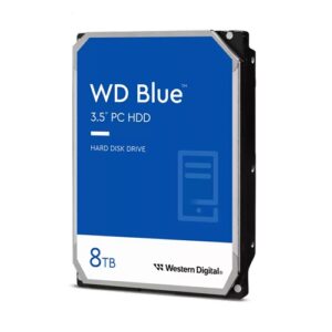 Western Digital WD80EAAZ, Blue, 8TB, 3.5", SATA 6Gb/s, 5640RPM, 256MB Cache, 2 Year Warranty