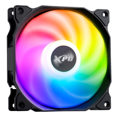 MSI VENTOR120ARGBPWM3C-BKCWW, XPG Vento Black ARGB Case Fan 120mm 3 -pack 45.3 CFM 23 dBA, 2 Year Warranty