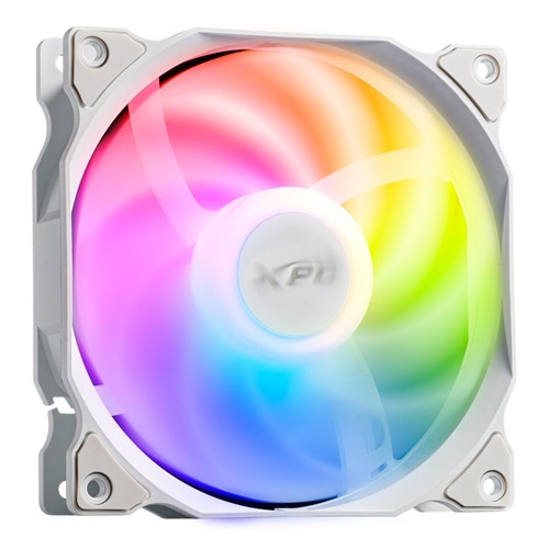 XPG VENTOR120ARGBPWM3C-WHCWW, Vento White ARGB Case Fan 120mm 3 -pack 45.3 CFM 23 dBA, 2 Year Warranty