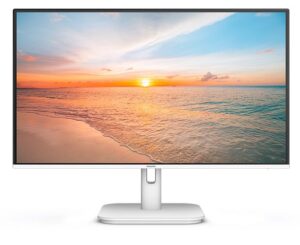 Philips 24E1N1100AW, 23.8" IPS WLED, 1920x1080, 16:9, 4ms, 100Hz, Adaptive Sync, 1xHDMI, 1xVGA, Speakers, VESA, Tilt, White, 3 Year Warranty
