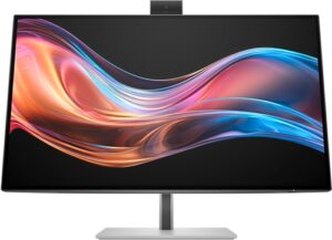 HP 8K135AA, SERIES 7 PRO 727PM, 27" 4K UHD, 3840x2160, 16:9, 1xHDMI, 2xDP, TB4 (100W PD), RJ-45, USB, Speaker, Webcam, Height Adjustable, Swivel, Pivot, Tilt, 3 Year Warranty