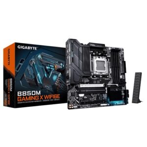 Gigabyte GA B850M Gaming X WiFi, MICRO ATX, AMD AM5, 4xDDR5, 2xM.2, 4xSata 6GB/s, 2xPCIe, 1xHDMI, 2xDP, WI-FI 6E, 2xUSB-C, 5xUSB3.2, 4xUSB 2.0, 3 Year Warranty