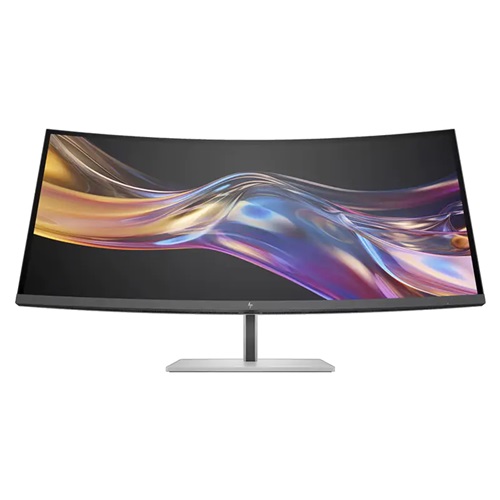 HP 8K167AA, SERIES 7 PRO 738PU, 37.5", Curved, IPS, WQHD, 3440x1600, 21:9, 5ms, TB4(100W PD), 1xHDMI, 1xDP, 1xRJ-45, USB, Swivel, Adjustable Height, Tilt, 3 Year Warranty(replaces Z4W65A4)