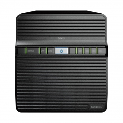 Synology DS423, DiskStation, 4 Bay, Realtek RTD1619B, 2GB DDR4 RAM, 3.5"/2.5", 2xGbE LAN, 3xUSB, Diskless, 2 Year Warranty
