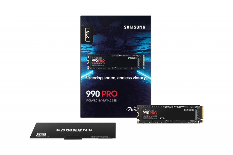 Samsung MZ-V9P2T0BW, 990 Pro, 2TB, M.2 NVMe, PCIe4.0, Read Speed: Up to 7450MB/s, Write Speed: Up to 6900MB/s, 5 Year Warranty - Image 8