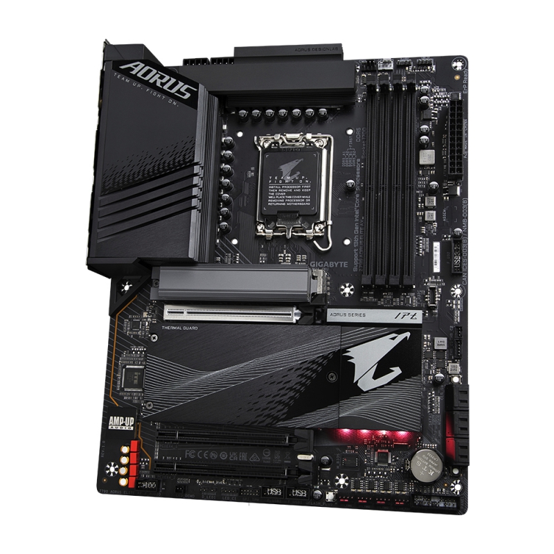Gigabyte GA-Z790-AORUS-ELITE-AX, ATX, Intel LGA 1700, 4xDDR5, 4xM.2+6xSATA 6Gb/s, 3xPCIe, RAID, 1xHDMI, 1xDP, GbE LAN, Crossfire, Wireless AX+Bluetooth, 1xUSB-C, 5xUSB3.0, 4xUSB2.0, RGB, 3 Year Warranty - Image 4