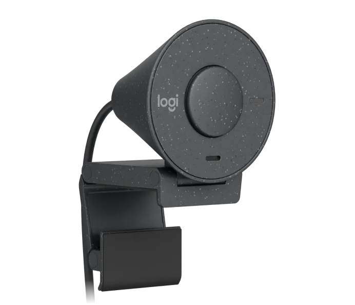 Logitech 960-001437, BRIO 300 Webcam, 2MP, Fixed Focus, Built-in-Mic, Noise Reducing, USB, Graphite, 1 Year Warranty - Image 3
