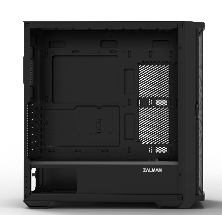 Zalman Z10 PLUS, Mid-Tower, Tempered Glass, Drive Bays: 2x3.5", 2x2.5", Expansion Slot: 7, Motherboard Support: ATX/mATX/Mini-ITX, Pre-Installed Fan: 3x140mm, 1x120mm, ARGB, Black, 1 Year Warranty - Image 2