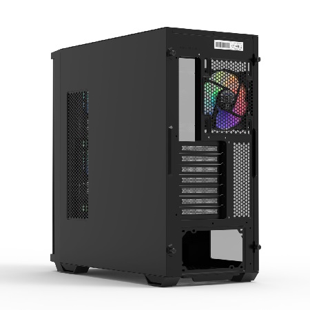 Zalman Z10 PLUS, Mid-Tower, Tempered Glass, Drive Bays: 2x3.5", 2x2.5", Expansion Slot: 7, Motherboard Support: ATX/mATX/Mini-ITX, Pre-Installed Fan: 3x140mm, 1x120mm, ARGB, Black, 1 Year Warranty - Image 3
