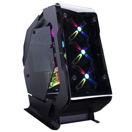 Zalman Z-MACHINE 500, Mid-Tower, Tempered Glass, Drive Bays: 1x3.5",1x2.5/ 2x2.5", Expansion Slot: 7, Motherboard Support: ATX/mATX/Mini-ITX, Pre-Installed Fan: 5x120mm, ARGB, Black, 1 Year Warranty - Image 3