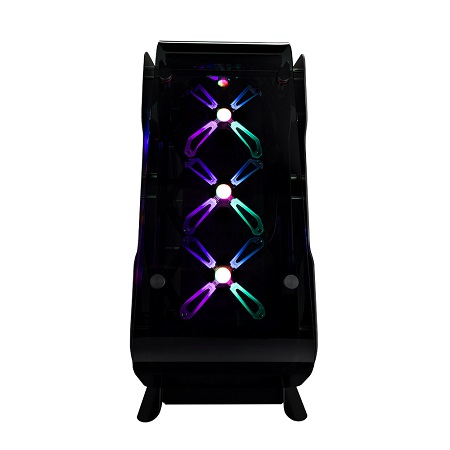 Zalman Z-MACHINE 500, Mid-Tower, Tempered Glass, Drive Bays: 1x3.5",1x2.5/ 2x2.5", Expansion Slot: 7, Motherboard Support: ATX/mATX/Mini-ITX, Pre-Installed Fan: 5x120mm, ARGB, Black, 1 Year Warranty - Image 4