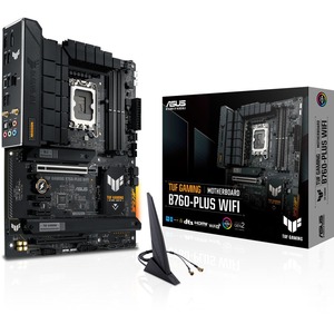 Asus TUF GAMING B760-PLUS WIFI-D5, ATX, Intel LGA 1700, 4xDDR5, 3xM.2+4xSATA 6Gb/s, RAID, 4xPCIe,1xHDMI, 1xDP, GbE LAN, Wireless AX+Bluetooth, 1xUSB-C, 4xUSB3.0, 1xUSB2.0, AuraSync, 3 Year Warranty