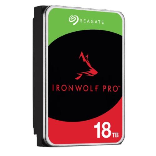 Seagate ST18000NT001, IronWolf Pro, 18TB, 3.5", SATA 6Gb/s, 7200RPM, 256MB Cache, 5 Year Warranty