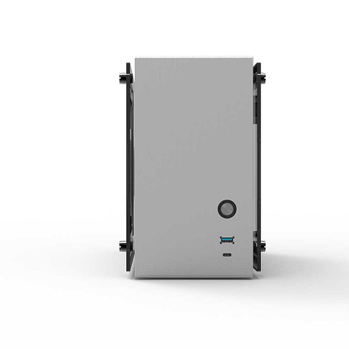 Zalman M2 MINI SILVER, Mini-ITX, Drive Bays: 2x2.5", Expansion Slot: 2, Motherboard Support: Mini-ITX, Pre-Installed Fan: 1x80mm, Silver, 1 Year Warranty