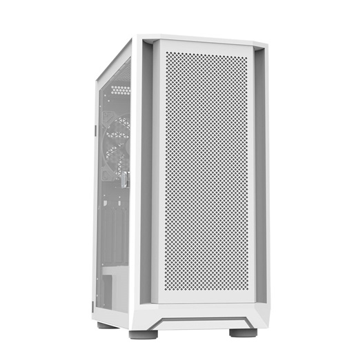 Zalman I6 WHITE, Mid-Tower, Tempered Glass, Drive Bays: 2x3.5"(Cage), 3x2.5", Expansion Slot: 7, Motherboard Support: E-ATX/ATX/mATX/Mini-ITX, Pre-Installed Fan: 4x140mm, RGB, White, 1 Year Warranty - Image 3
