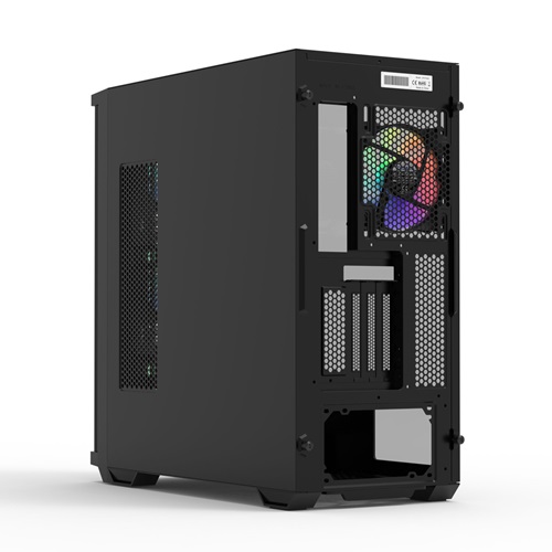Zalman Z10 DUO, Mid-Tower, Tempered Glass, Drive Bays: 2x3.5", 2x2.5", Expansion Slot: 7, Motherboard Support: ATX/mATX/Mini-ITX, Pre-Installed Fan: 4x120mm, ARGB, Black, 1 Year Warranty - Image 5