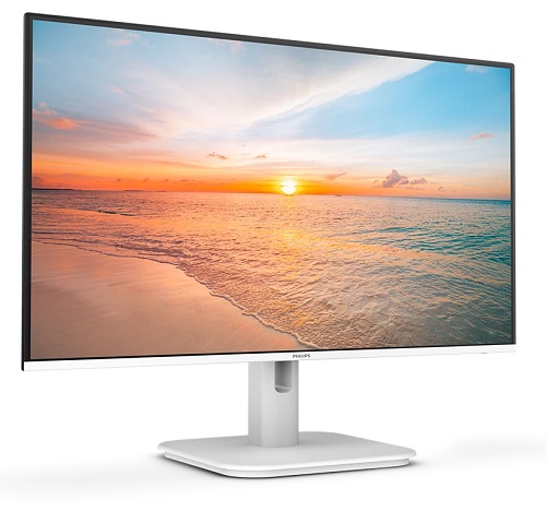 Philips 24E1N1100AW, 23.8" IPS WLED, 1920x1080, 16:9, 4ms, 100Hz, Adaptive Sync, 1xHDMI, 1xVGA, Speakers, VESA, Tilt, White, 3 Year Warranty - Image 3