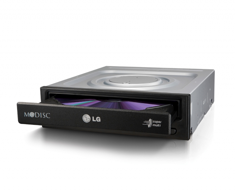 LG GH24NSD1, 24X+-DL DVDR/RW OEM Burner Black SATA Drive, Cyberlink, 1 Year