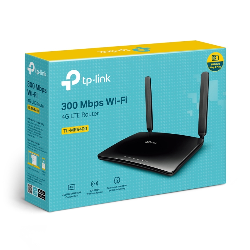 Tp-Link MR6400, 300Mbps 3G/4G Wireless N N 4G LTE Router, 3 Years - Image 4