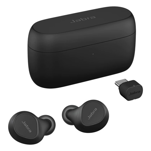Jabra 20797-989-899, Evolve2 Buds UC - True wireless earphones with mic - in-ear - Bluetooth - active noise cancelling - USB-C via Bluetooth adapter - noise isolating - black, 2 Year Warranty - Image 4