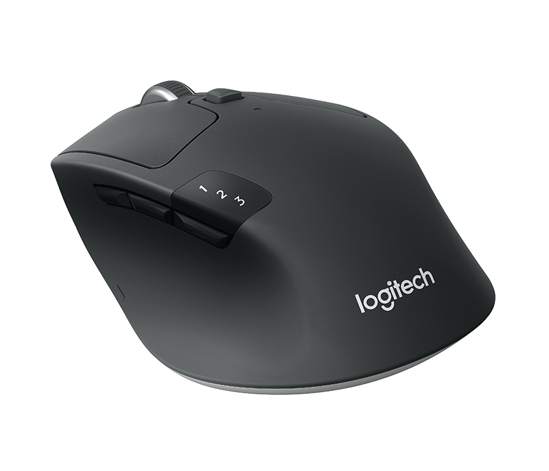 Logitech 910-004792, M720 Triathlon Multi-Device Wireless Mouse, Bluetooth, 1000 dpi, 8 Buttons, USB, Black, 1 Year Warranty - Image 3