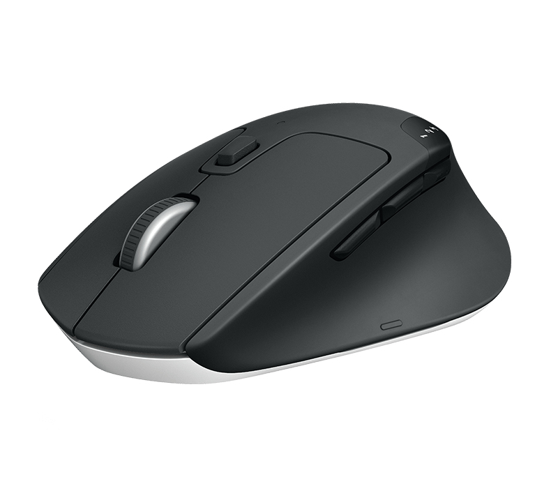 Logitech 910-004792, M720 Triathlon Multi-Device Wireless Mouse, Bluetooth, 1000 dpi, 8 Buttons, USB, Black, 1 Year Warranty - Image 2