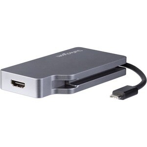 Startech CDPVDHDMDPSG, A/V Adapter, 1 x24-Pin USB-C Male, 1x25-Pin DVI-D Female, 1x19-pin HDMI Female, 1x20-Pin Mini DP Female, 1x15-pin HD-15 VGA Female, Space Gray, 3 Year Warranty - Image 6