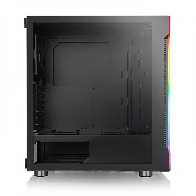 Thermaltake CA-1M3-00M1WN-00, H200, Mid-Tower, Tempered Glass, Drive Bays: 2x3.5" or 3x2.5", Expansion Slot: 7, Motherboard Support: ATX/Mini-ITX/Micro-ATX, Black, 2 Year Warranty - Image 3