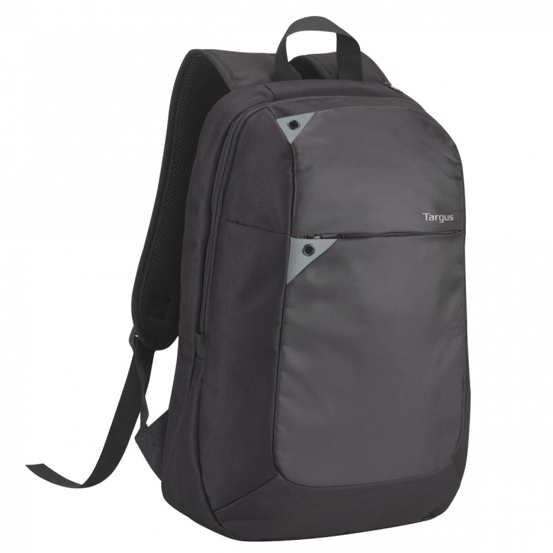 Targus TBB565GL, Intellect 15.6" Laptop Backpack - Black/Grey, 1 Year Warranty