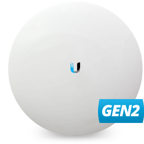 Ubiquiti NBE-5AC-GEN2, NanoBeam AC, 802.11AC, 5GHz: 450Mbps, PoE Budget: 24V, 1 Year warranty