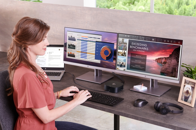 HP 5TW13AA, USB-C/A Universal G2 Dock, 100W, 1xHDMI, 2xDP, 1xRJ-45, USB, Wired, Black, 1 Year Warranty - Image 11