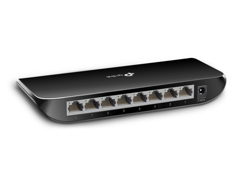 TP-Link TL-SG1008D, 8-port Desktop Gigabit Switch, 8 10/100/1000M RJ45 Ports, Plastic Case, 3 Year Warranty - Image 3