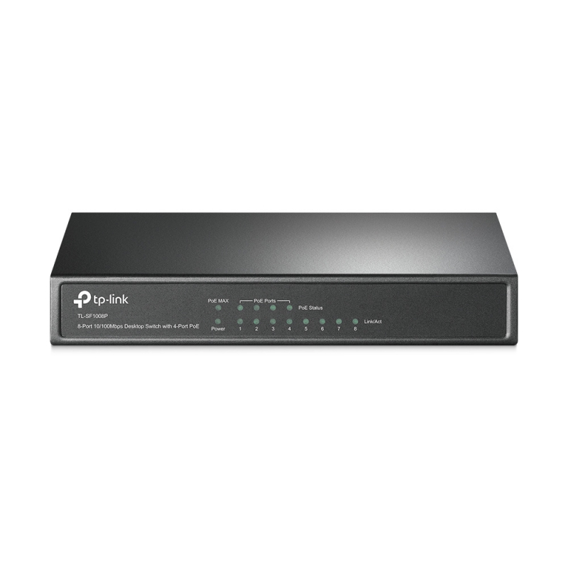 Tp-Link TL-SF1008P, 8-port 10/100M PoE Switch, 3 Years