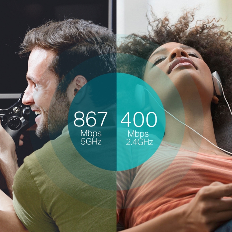 TP-Link TL-ARCHER-T4U, AC1200 Wireless Dual Band USB Adapter, 3 Year Warranty - Image 3