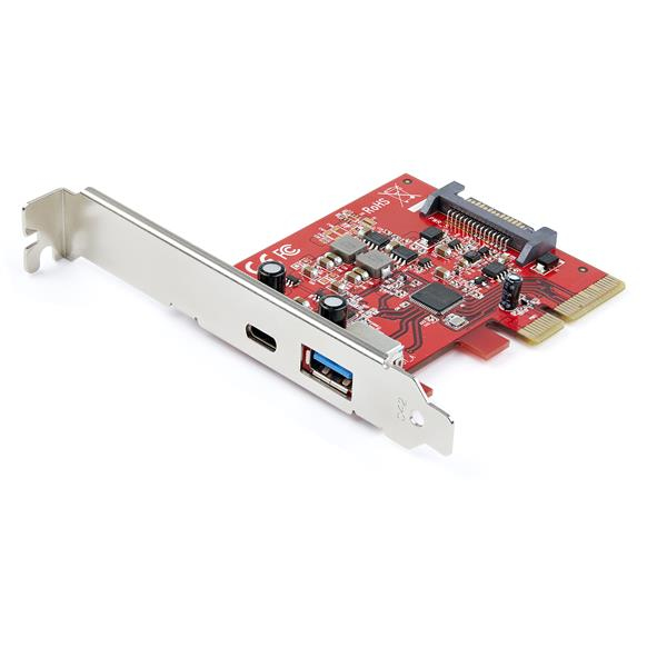 Startech PEXUSB311AC3, 2 Port 10Gbps USB-A & USB-C PCIe Card, 2 Year Warranty