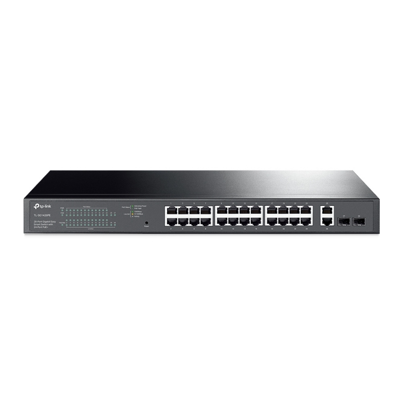 *Sale till 16th MAY* TP Link TL-SG1428PE, 28-Port Gigabit Easy Smart Switch with 24-Port PoE+, 5 Years Warranty