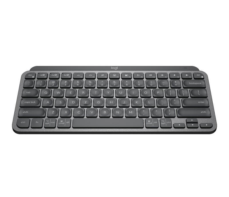 Logitech 920-010505, MX Keys Mini Keyboard, Wireless+Bluetooth, Wireless Range: 10m, USB, Graphite, 1 Year Warranty - Image 2