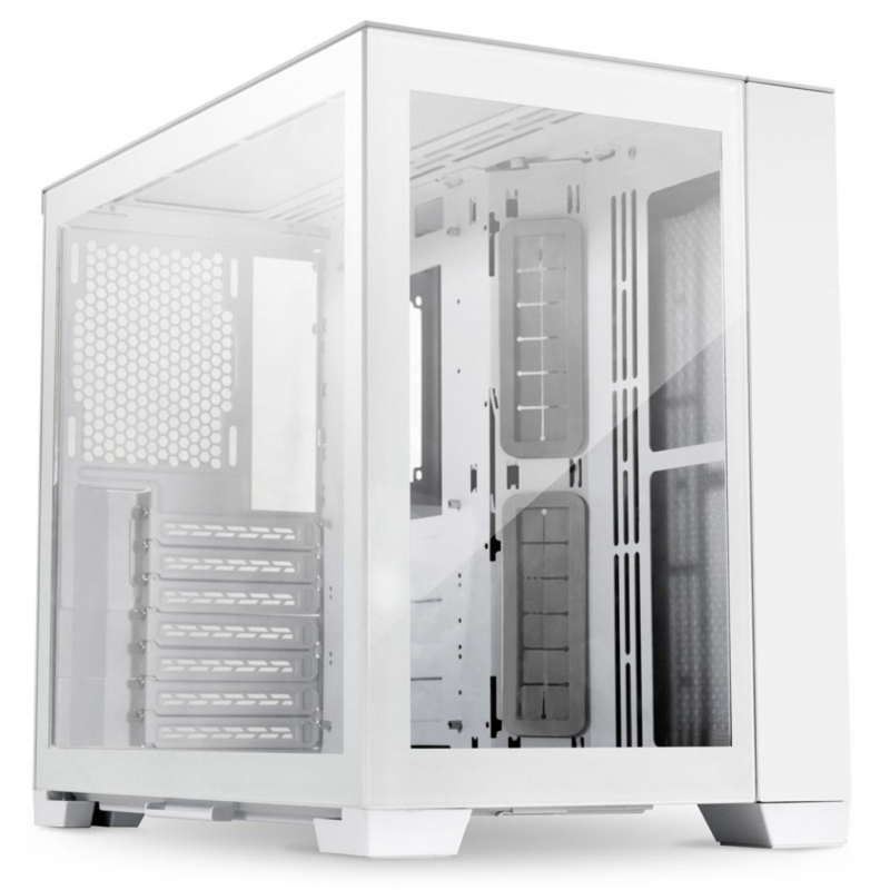 Lian-Li PC-O11DMI-SNOW, O11-Dynamic, Mini-Tower, Tempered Glass, Drive Bays: 2x3.5", 2x2.5", Expansion Slot: 7, Motherboard Support: Mini-ITX/Micro-ATX/ATX, Snow White, 1 Year Warranty