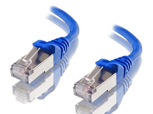Astrotek AT-RJ45BLUF6A-20M, CAT6A Shielded Ethernet Cable 20m Blue Color 10GbE RJ45 Network LAN Patch Lead S/FTP LSZH Cord 26AWG, 1 Year