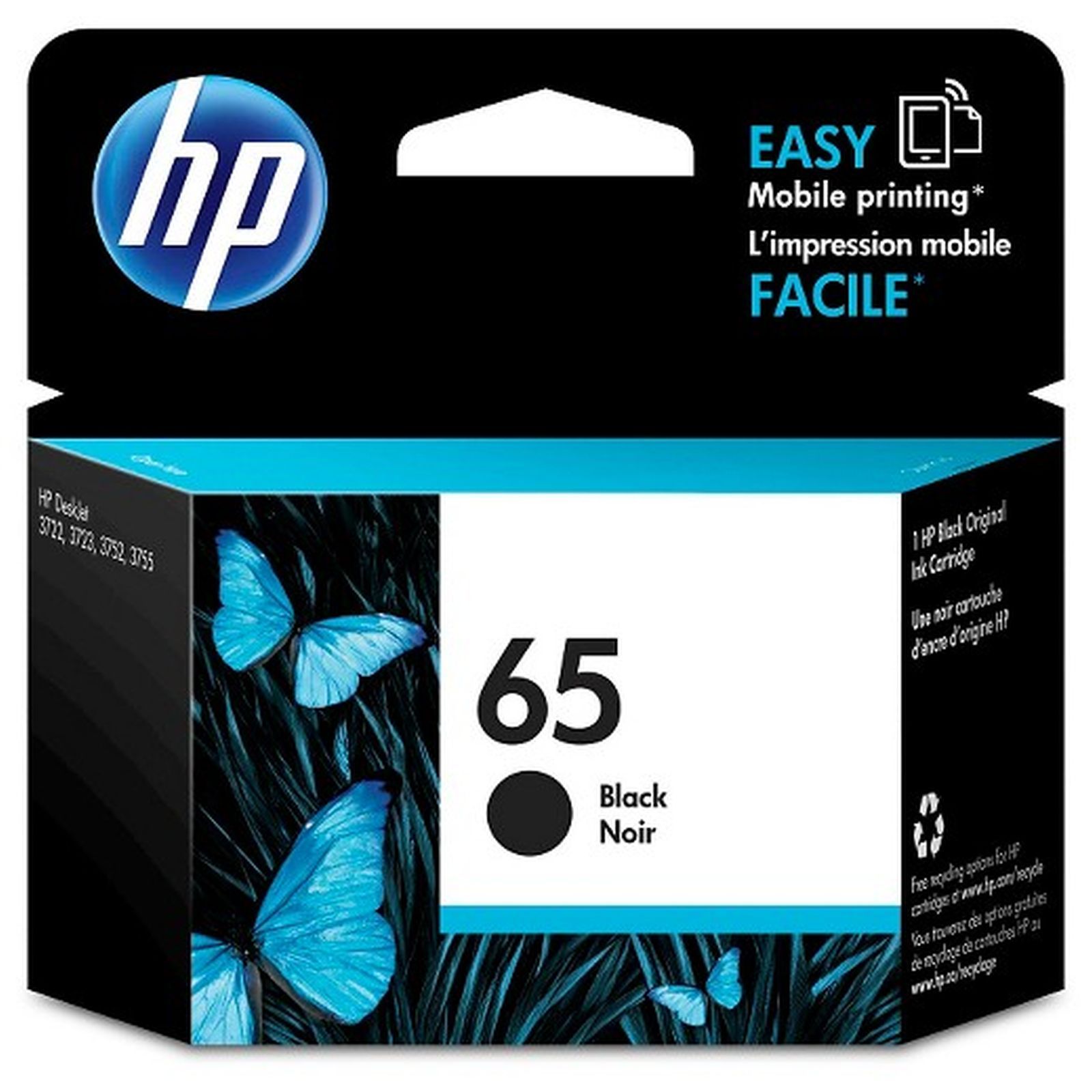HP N9K02AA, 65 Black Ink cartridge