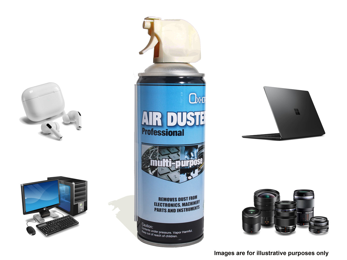 8Ware AD-400, Air Duster Compressed Can Spray to Remove Dust, 1 Year Warranty
