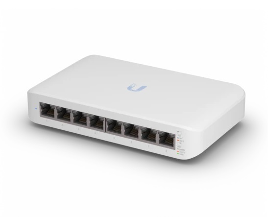 Ubiquiti USW-LITE-8-POE, UniFi Switch Lite 8 PoE, 2 Year Warranty