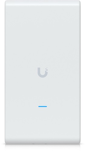 Ubiquiti U6-MESH-PRO, Indoor/Outdoor WiFi 6 AP, 4 Spatial Stream, an Integrated Super Antenna& Gigabit Passthrough Port, PoE Power, 185 m² Coverage, 2 Year Warranty