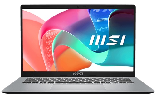 MSI Modern 14 F13MG-008AU, 14" FHD Screen, Intel i7-1355U, 16GB DDR4 RAM, 512GB NVMe SSD, Wireless AX+Bluetooth, Windows 11 Home, Urban Silver, 1 Year Warranty