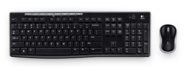Logitech 920-006314, MK270R Wireless Keyboard and Mouse Combo, 2.4GHz Wireless Compact Long Battery Life 8 Shortcut keys, 3 Year Warranty