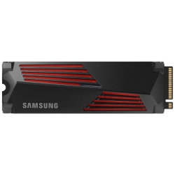 Samsung MZ-V9P1T0CW, 990 Pro with Heatsink, 1TB, M.2 NVMe, PCIe4.0, Read Speed: Up to 7450MB/s, Write Speed: Up to 6900MB/s, 5 Year Warranty