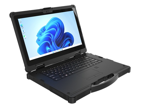 OneRugged N14A-I5, 14"(1920*1080 1000 nits) Rugged Notebook, Intel Alderlake i5-1235U, 16GB RAM, 256GB SSD, Without LTE, Windows 11 Pro with License, AU Adaptor, English Keyboard, 3 Year Warranty - Image 2