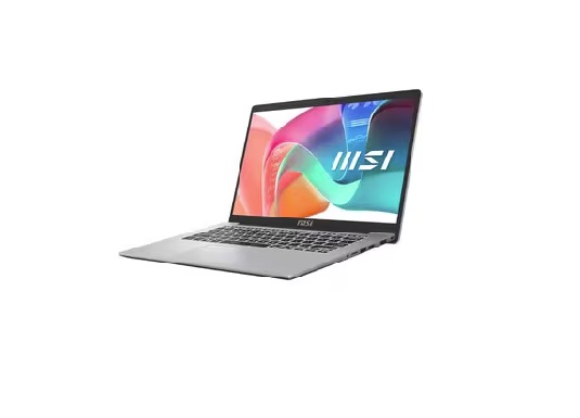 MSI Modern 14 F13MG-008AU, 14" FHD Screen, Intel i7-1355U, 16GB DDR4 RAM, 512GB NVMe SSD, Wireless AX+Bluetooth, Windows 11 Home, Urban Silver, 1 Year Warranty - Image 4