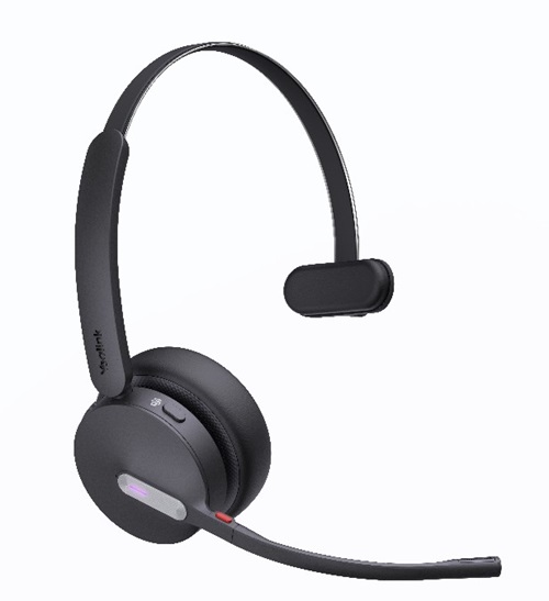 Yealink WH64-Mono-UC, UC Certified DECT Wireless Headset