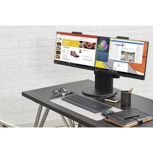 Lenovo 11JHRAR1AU, ThinkCentre TIO27, 27" IPS LED, 2560x1440, 16:9, 4ms, 1xHDMI, 1xDP, USB, Speakers, VESA, Adjustable Height, Tilt, Swivel, Pivot, 3 Year Warranty - Image 6